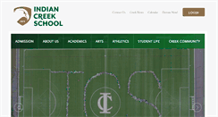 Desktop Screenshot of indiancreekschool.org