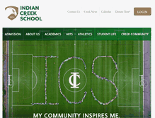 Tablet Screenshot of indiancreekschool.org